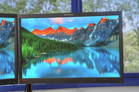 Lenovo LT2252Pwd 22" Dual Monitor Work From Home Setup with Arm & Cables (Refurbished)