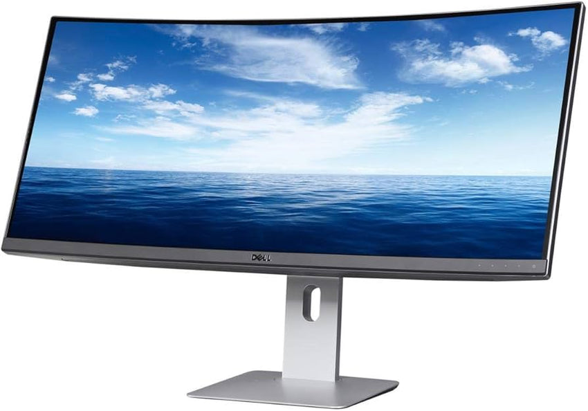 Dell U3415W 34" UltraWide WQHD IPS Monitor with HDMI/DisplayPort & Adjustable Stand (Refurbished)