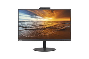 Lenovo ThinkVision T24v-10 24" FHD IPS Monitor with HDMI, DisplayPort & Adjustable Stand and Webcam (Refurbished)