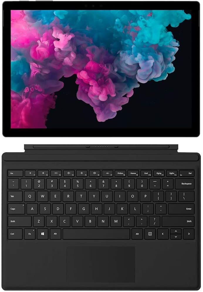 Microsoft Surface Pro 6 12.3" 2-in-1 Laptop Tablet, i5-8350U 8GB RAM, 256GB SSD, Keyboard Included (Refurbished)